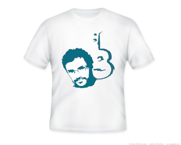 Camiseta Branca em poliéster