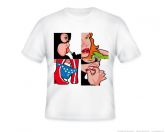 Camiseta Branca em poliéster