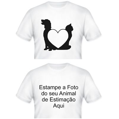 Camiseta Branca em poliéster