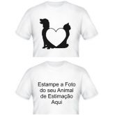 Camiseta Branca em poliéster